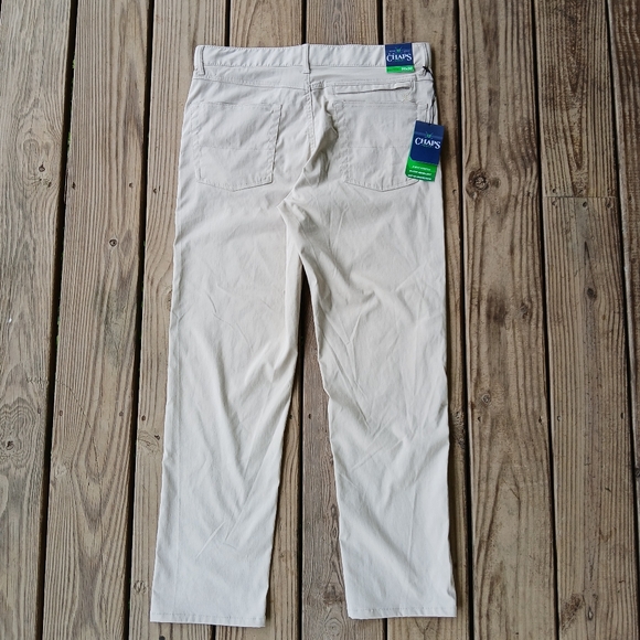 NWT Chaps flex golf pants color fossil mens size 32/30 - Picture 5 of 11